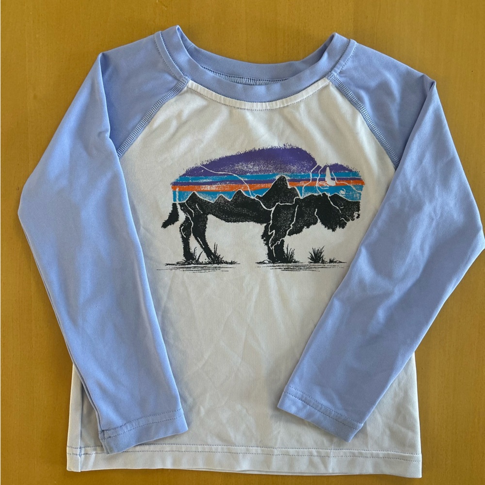Patagonia kids silkweight long sleeve shirt, 2T